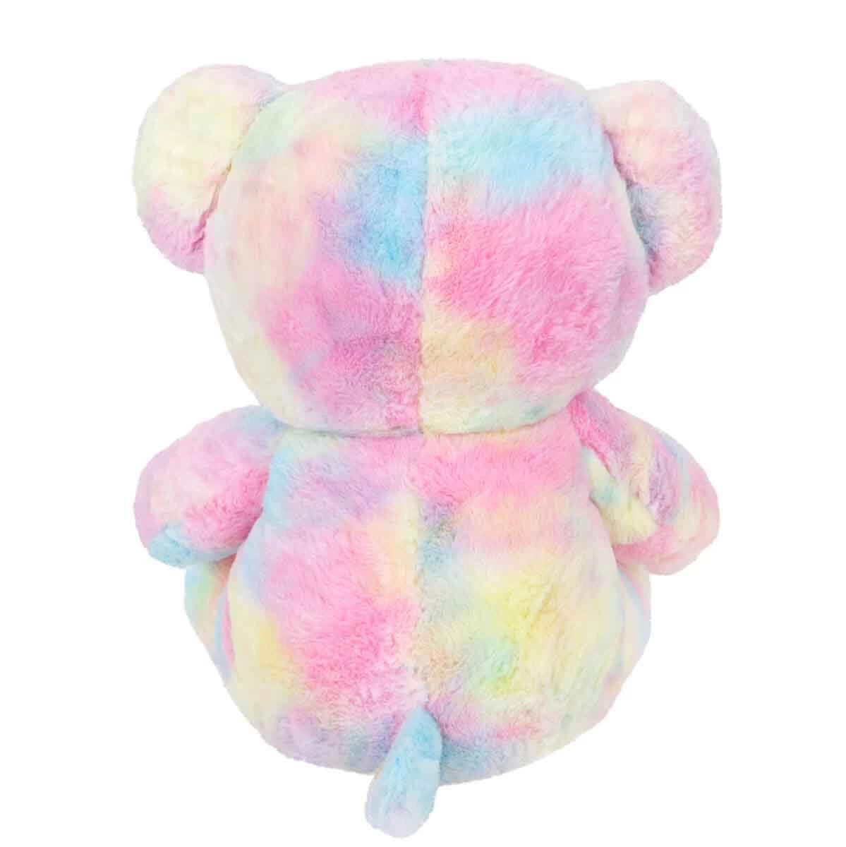 Gökkuşağı Renkli Peluş Ayı 45 cm S00004771