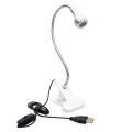 PowerMaster PM-20042 COB LED Akrobat Mandallı USB 6500K Beyaz Masa Lambası