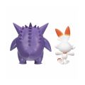 POK PKW2548 Pokemon Battle 2li Figür - Gengar Scorbunny