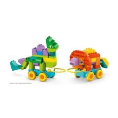 10451 Lego Duplo 3'ü1 Arada Tekerlekli Dinozorlar 103 parça +3 yaş