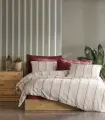 Şaheser Home Collection İplik Boyalı Nevresim Takımı Avva Bordo