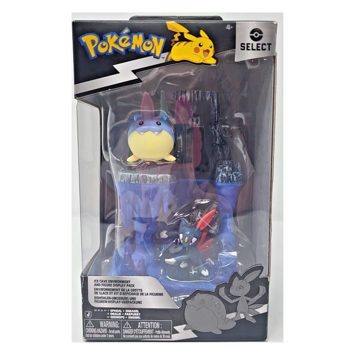 POK PKW2766-A Pokemon Select Seri Tasarım Mekan ve Figür Seti Asorti