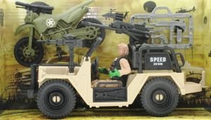 Combat Force Figür, Motor ve Jeep