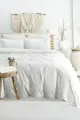 Şaheser Home Collection Nakışlı Çift Kişilik Nevresim Takımı Nova Taş