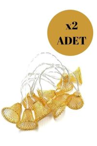 Parti ve Özel Gün Dekorasyonu Çan Şeklinde Metal Şerit Led Işık
