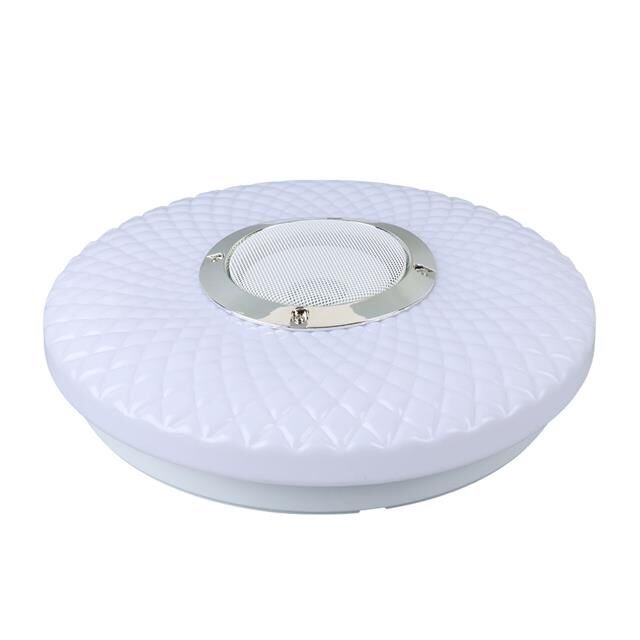 Powermaster PM-27329 Beyaz 30*6 Cm 24 Watt Bluetooth Hoparlörlü Tavan Aydınlatma (AL-BL302) Tornavida Hediyeli