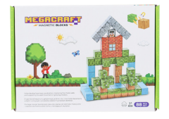 Megacraft Orman ve Ev Temalı Mıknatıslı Bloklar 88 Parça