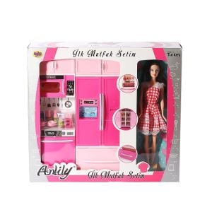 02318 Anlily Bebekli Mutfak Dolabı Oyun Seti - Stokta Olan Gönderilir