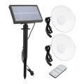 Powermaster XF-707-2 Kumandalı Solarlı 2 Lambalı Projektör