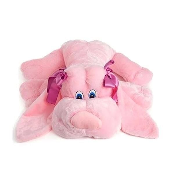 62523 PELUŞ 45CM YATAN TEMBEL KÖPEK -HLY