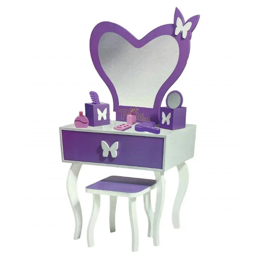 Kutuda Ahşap Makyaj Seti