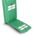 Avjin 6.9 inch Uyumlu Deri Kılıf Cüzdan Askılı ERC4 Yeşil
