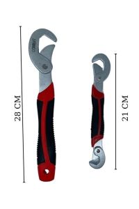 Çok Fonksiyonlu Ergonomik  Ayarlanabilir Büyük Küçük Akıllı Pense Anahtar 2li Set