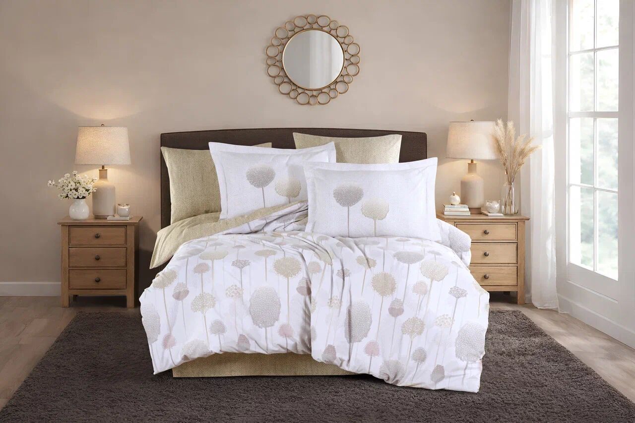 Hobby Çift Kişilik Poplin Nevresim Berina Gold