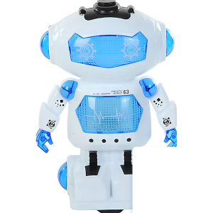 Kutulu Yürüyen Sesli Işıklı Robot - FAB.118