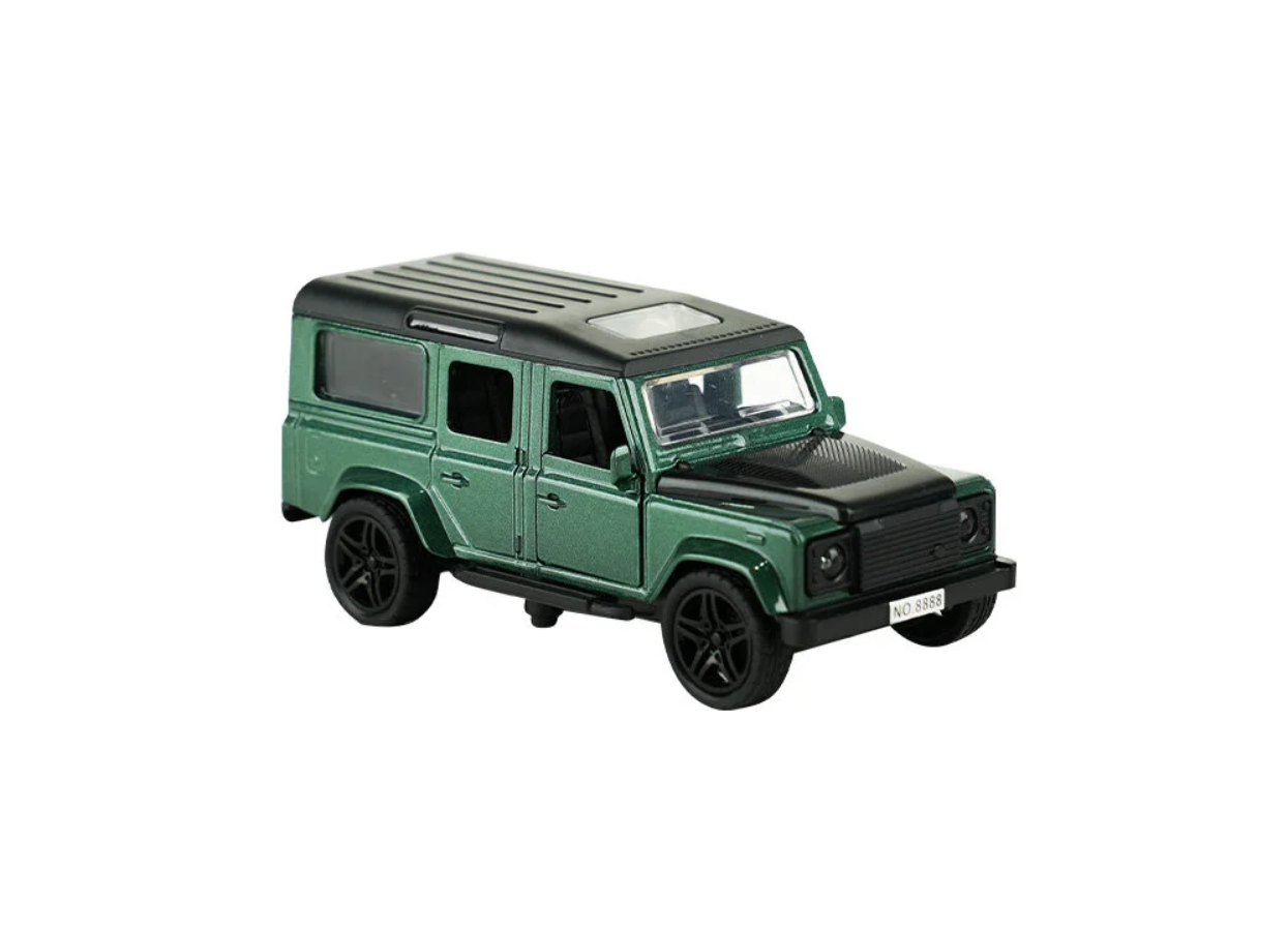 Die Cast Metal Çek Bırak Yeşil Jip