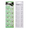 Komax AG-0 Alkalin LR521/379 Düğme Pil 10'lu Paket
