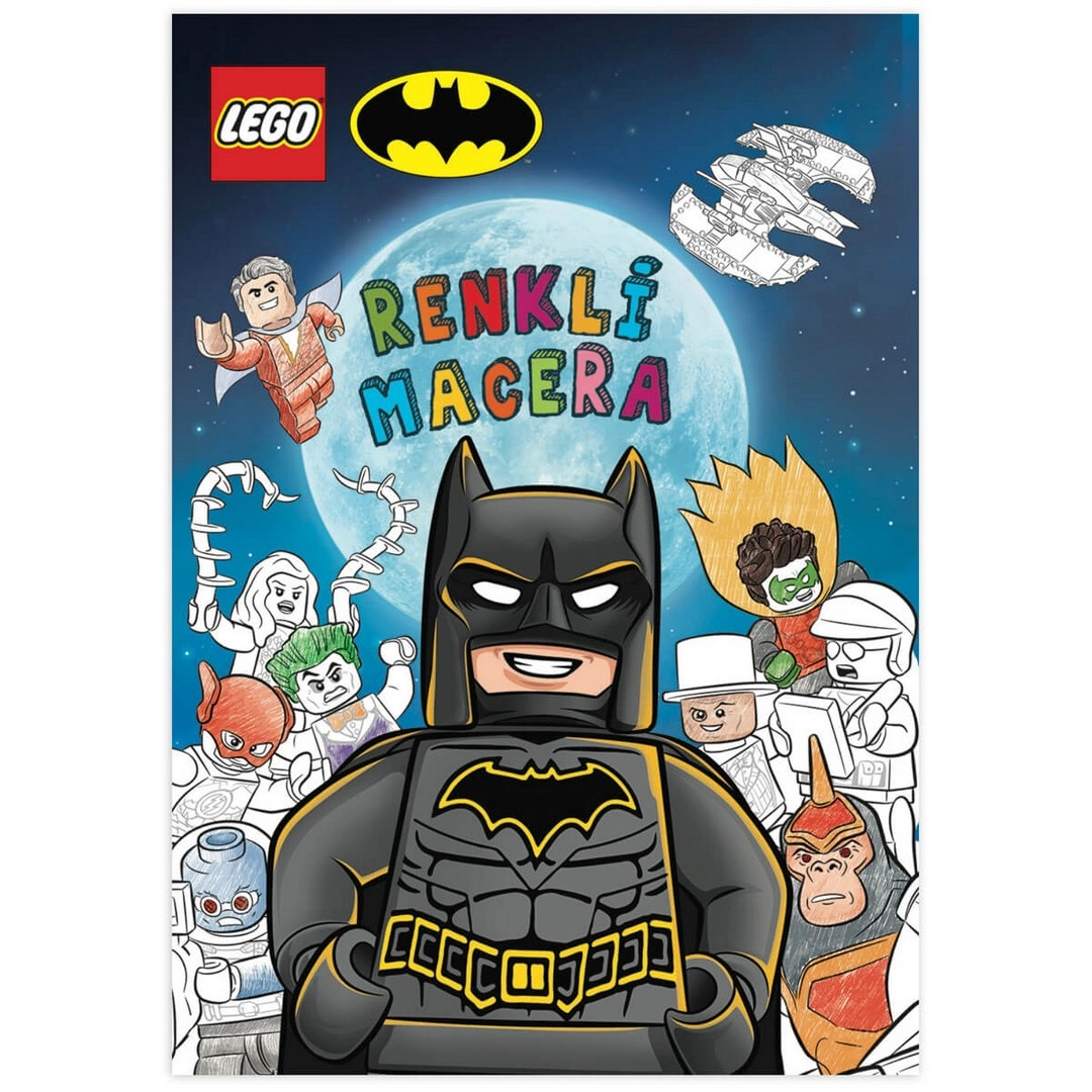 Lego Batman Renkli Macera Boyama Kitabı