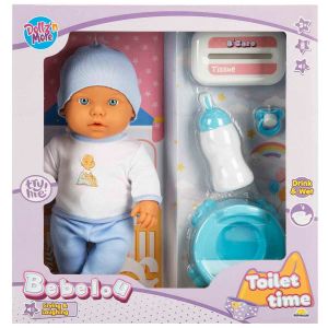 1030141 Sesli Bebelou Tuvalet Zamanı Bebek Seti 32 cm