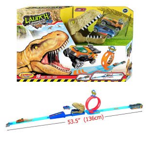 Express Wheels 16 Parça T-Rex Araç ve Yol Oyun Seti