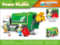 Power Planet Sesli ve Işıklı Sök Tak Çöp Kamyonu