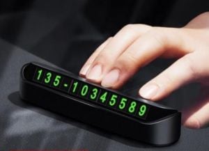Araç Torpido Üstü Aç Kapa Numaratör - Cep Telefon Numarası Için