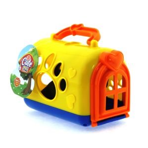 Taşıma Çantalı Peluş Gri Yavru Kedi