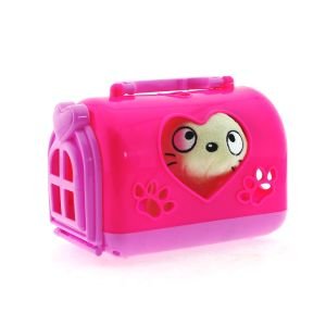 Taşıma Çantalı Peluş Sarı Yavru Kedi