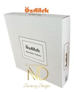 Özdilek Çift Kişilik Ranforce Nevresim Takımı Jardin De Flor Beyaz