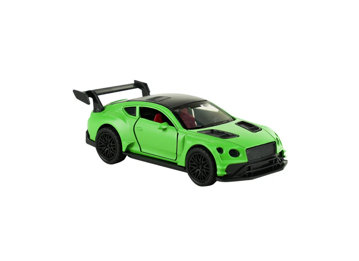 Die Cast Metal Çek Bırak Yeşil Yarış Arabası