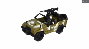 Combat Force Figür ve Askeri Jeep