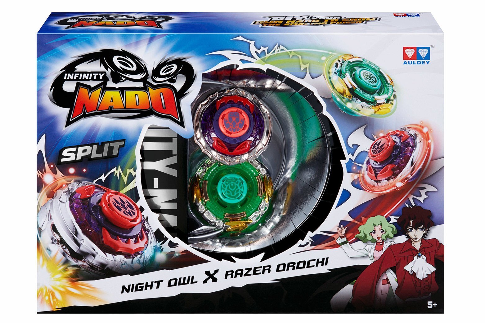 Infinity Nado Split Metal 2´li Set Night Owl  Razer Orochi