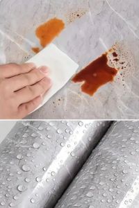 Mermer Desenli Sticker Folyo Atina Grisi 60CM*5MT
