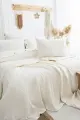 Şaheser Home Collection Yatak Örtüsü Çift Kişilik Janna Krem