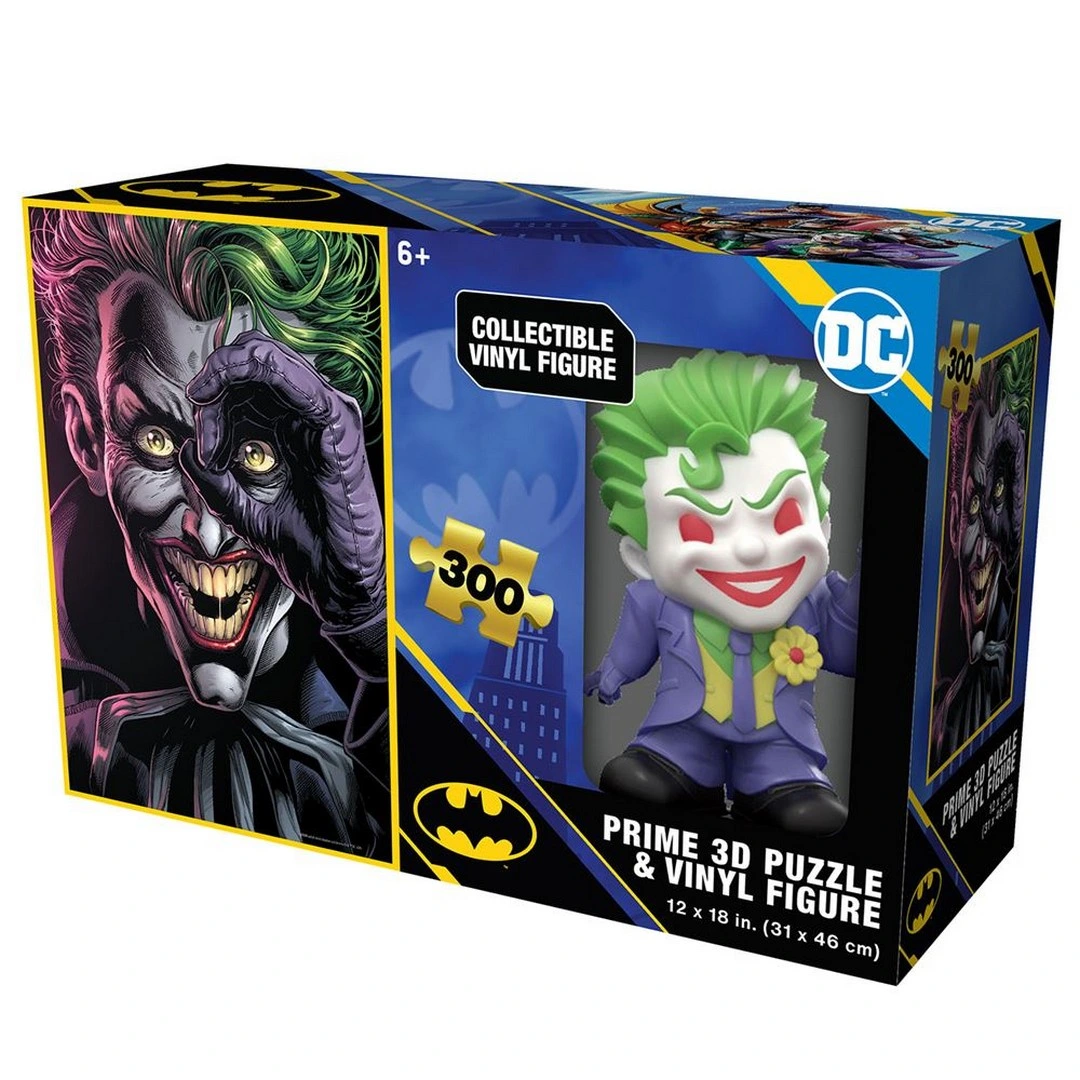 Prime 3D Batman Joker Figür ve 300 Parça Puzzle