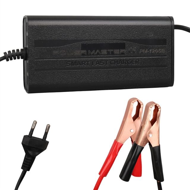 Powermaster PM-1205B 12 Volt 5 Amper Akıllı Akü Şarj Cihazı
