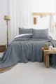 Şaheser Home Collection Yatak Örtüsü Çift Kişilik Janna Mavi