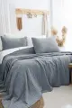 Şaheser Home Collection Yatak Örtüsü Çift Kişilik Janna Mavi