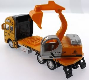 Die Cast Çek Bırak Sarı Kepçe