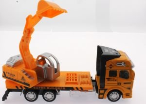 Die Cast Çek Bırak Sarı Kepçe