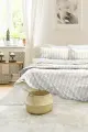 Şaheser Home Collection İpliği Boyalı Çift Kişilik Nevresim Takımı Notta Antrasit