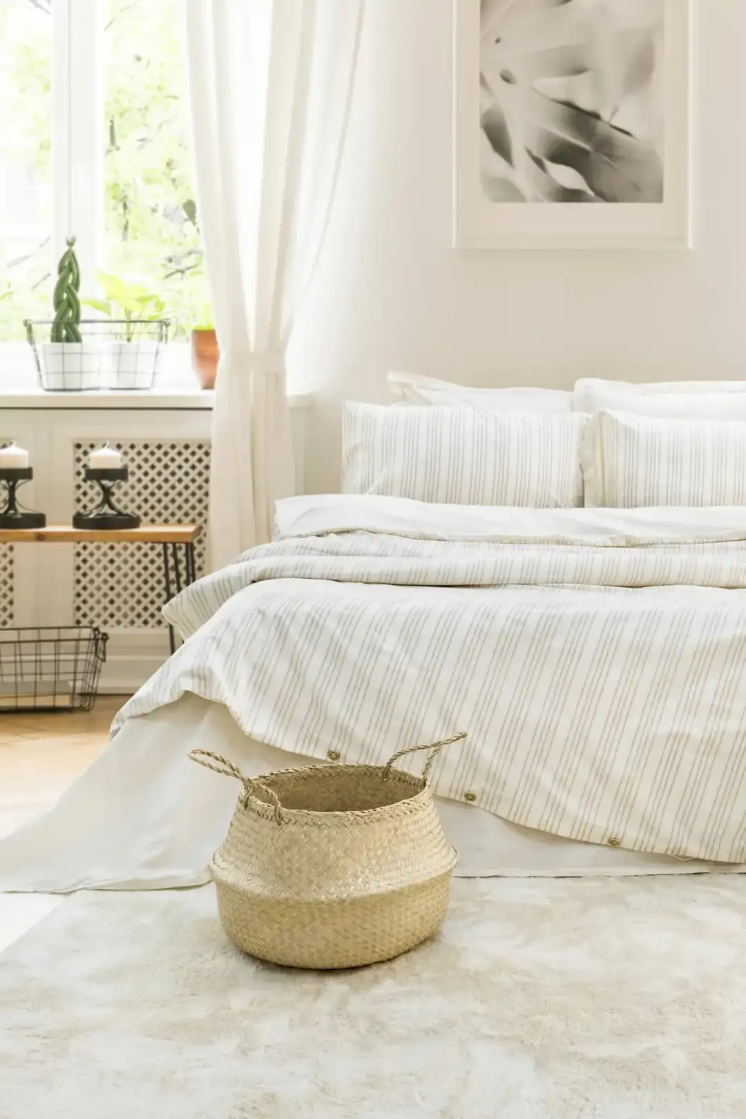 Şaheser Home Collection İpliği Boyalı Çift Kişilik Nevresim Takımı Notta Bej
