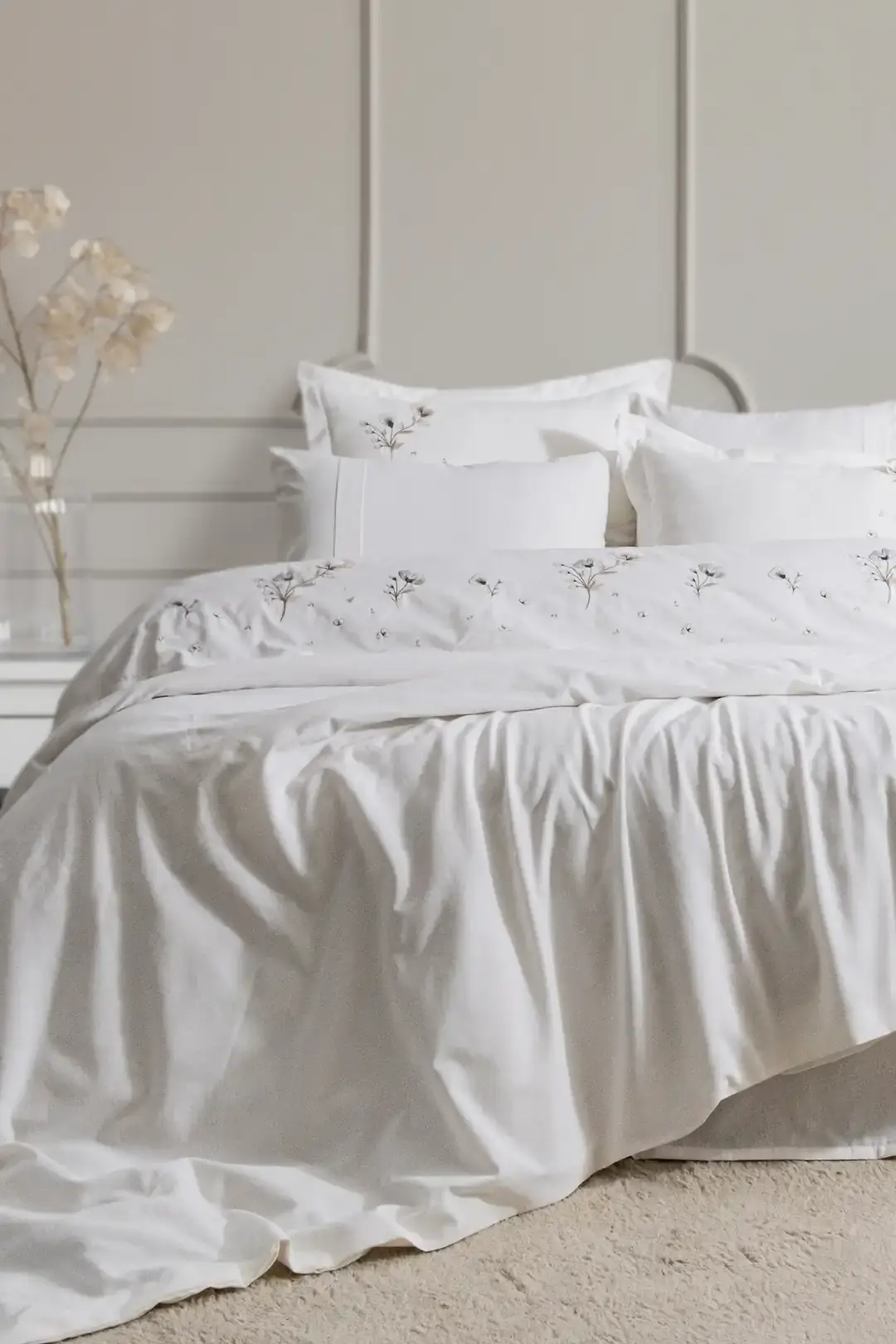 Şaheser Home Collection Nakışlı Çift Kişilik Nevresim Takımı Roman