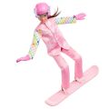 JKF78 Barbie Snowboard Sporcusu Oyun Seti