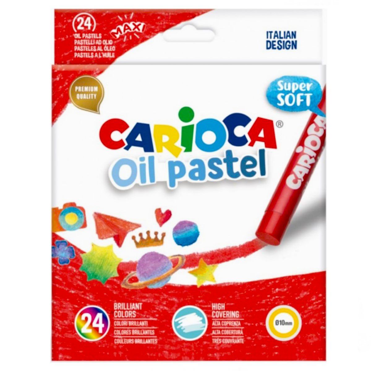 Carioca Yağlı 24'lü Pastel Boya Kalemi 43278