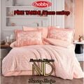 Hobby Poplin Pike Takımı Tek  Kişilik Velura Terracota