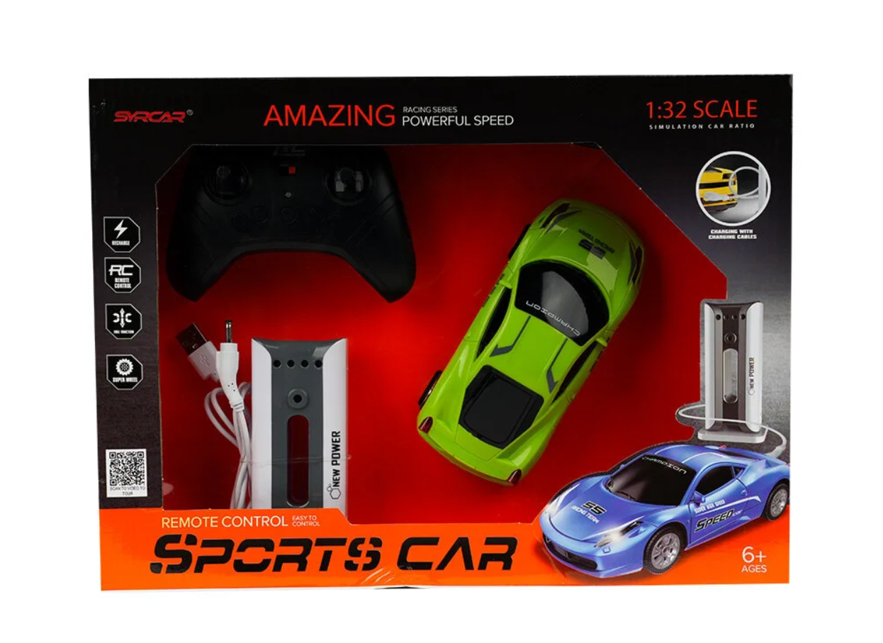 Uzaktan Kumandalı Yeşil Elektrikli Yarış Arabası