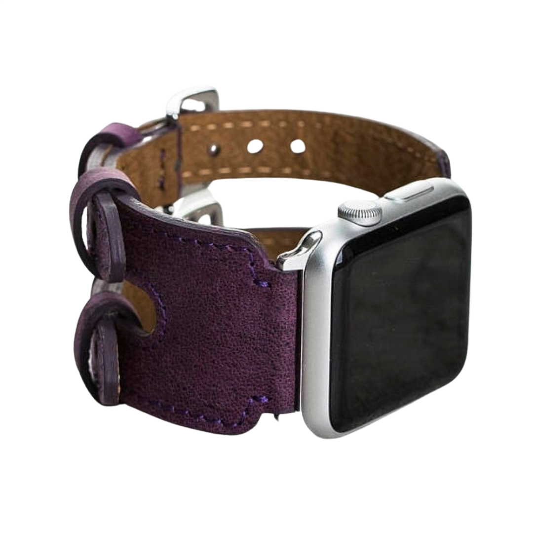 Apple Watch Uyumlu Deri Kordon 38-40-41mm Cuff DB G7