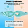 Sunup SN-29668 Jel Boncuklu Göz Maskesi Soğuk & Sıcak Kullanım Rahatlatıcı Terapi Maskesi