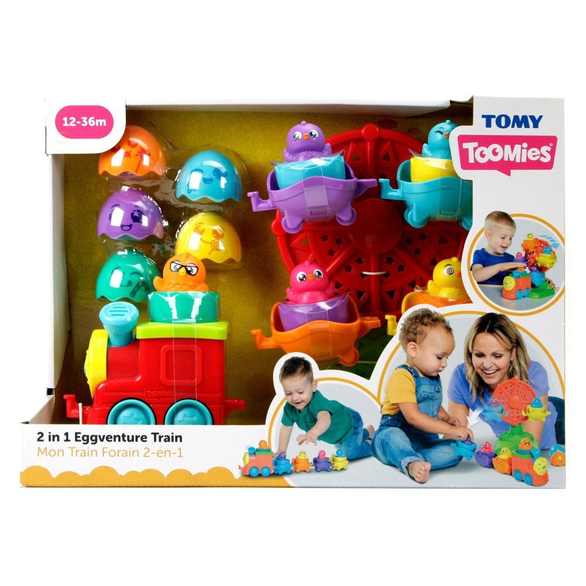 73099 Tomy, 2si1 arada Tren ve Dönme Dolap , 12-36 ay
